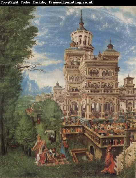 Albrecht Altdorfer Susanna at her Bath and The Stoning of the Old Men